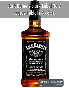 Jack Daniels Black Label No 7 1 Liter in the group Spirits / Whisky / Amerikansk at Vingrossen.com - Vingrossen Handel GmbH (1035)