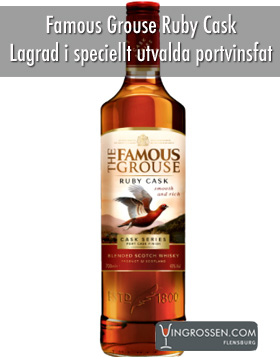 Famous Grouse Ruby Cask 1L** i gruppen Spirits / Whisky / Skotsk Blended hos Vingrossen.com - Vingrossen Handel GmbH (14388)