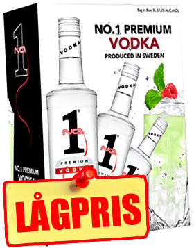 NO. 1 Premium Svensk Vodka 3L BiB. i gruppen Spirits / Vodka hos Vingrossen.com - Vingrossen Handel GmbH (303.001.001)