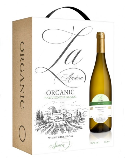 La Andera Organic Sauvignon Blanc 3L BiB i gruppen Vin / Bag In Box / Vitt hos Vingrossen.com - Vingrossen Handel GmbH (303001040)