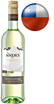 Andes Chardonnay 0,75L in the group Vin / White wine / Chile at Vingrossen.com - Vingrossen Handel GmbH (40657)