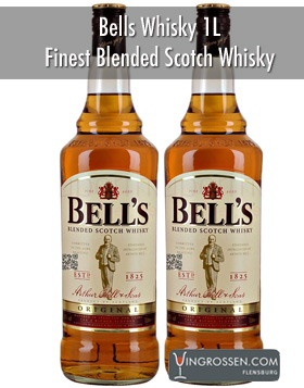 2-pack Bells Premium Blended Whisky 1L**.  i gruppen Spritdrycker / Whisky / Skotsk Blended hos Vingrossen.com - Vingrossen Handel GmbH (45678)