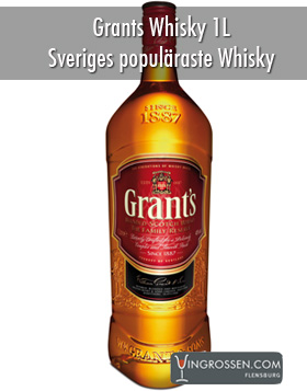 Grants Whisky Triple Wood 1 Liter**.  198 fr 2 liter, max 2 liter i gruppen Spirits / Whisky / Skotsk Blended hos Vingrossen.com - Vingrossen Handel GmbH (49782)