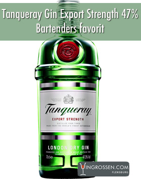Tanqueray Gin 43% 1 L i gruppen Spritdrycker / Gin hos Vingrossen.com - Vingrossen Handel GmbH (77287)