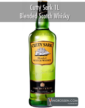 Cutty Sark Scotch Blended Whisky 1L.  i gruppen Spritdrycker / Whisky / Skotsk Blended hos Vingrossen.com - Vingrossen Handel GmbH (77692)