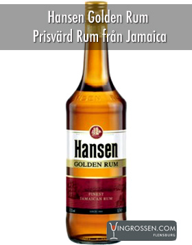 Hansen Golden Rum 1L* in the group Spirits / Rum at Vingrossen.com - Vingrossen Handel GmbH (017369)