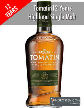 Tomatin 12 Years Highland Single Malt 1L* in the group Spirits / Whisky / Single Malt at Vingrossen.com - Vingrossen Handel GmbH (11894)