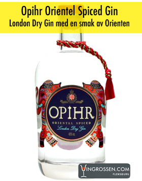 Ophir Oriental Spiced Gin 1L* i gruppen Spritdrycker / Gin hos Vingrossen.com - Vingrossen Handel GmbH (13277)