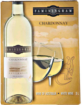 Faminingham Chardonnay 3,0l in the group Vin / Bag In Box / White at Vingrossen.com - Vingrossen Handel GmbH (13658)