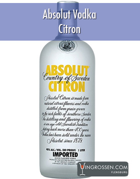 Absolut Citron 1 Liter in the group Spirits / Vodka at Vingrossen.com - Vingrossen Handel GmbH (2019)