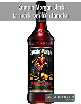 Captain Morgan Black Label 1 Liter** i gruppen Spirits / Rum hos Vingrossen.com - Vingrossen Handel GmbH (2041)
