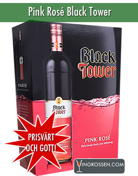 Pink Rose Black Tower 3L BiB i gruppen Vin / Bag In Box / Vitt hos Vingrossen.com - Vingrossen Handel GmbH (40526)