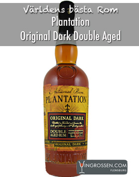 Plantation Original Double Aged Dark  Rum (Trinidad) 1L i gruppen Spritdrycker / Rom - Fatlagrad hos Vingrossen.com - Vingrossen Handel GmbH (607963)