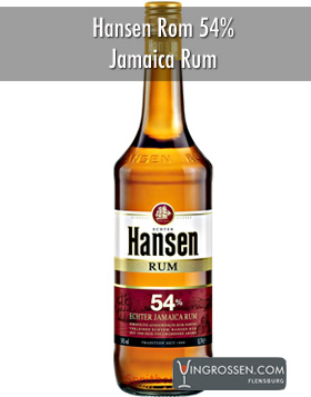 Hansen Rd Rom 54% Jamaica 0,7L i gruppen Spritdrycker / Rom hos Vingrossen.com - Vingrossen Handel GmbH (77339)