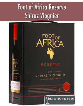Foot of Africa Reserve Shiraz 3 L BiB in the group Vin / Bag In Box / Red at Vingrossen.com - Vingrossen Handel GmbH (77555)