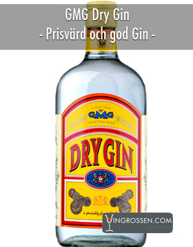 GMG Dry Gin 0,7L in the group Spirits /  at Vingrossen.com - Vingrossen Handel GmbH (918645)