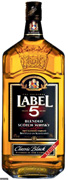 Label 5 Scotch Whisky Classic Black 1L*. 