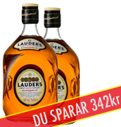 2-pack Lauders Whisky x 1 Liter**
